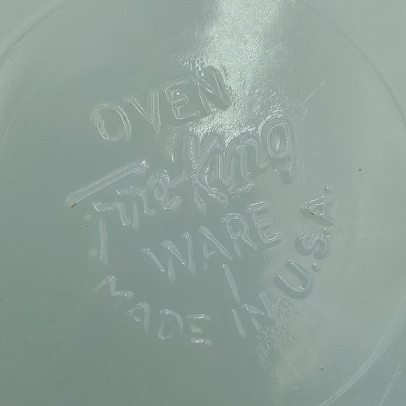 Fire King Gay Fad Refrigerator Dish with Lid Anchor Hocking Rectangular Fridgie - Picture 6 of 9